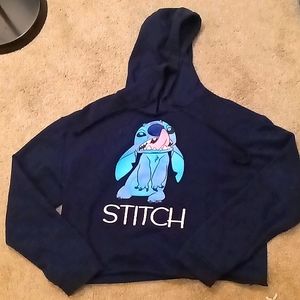 Stitch Cropped hoodie